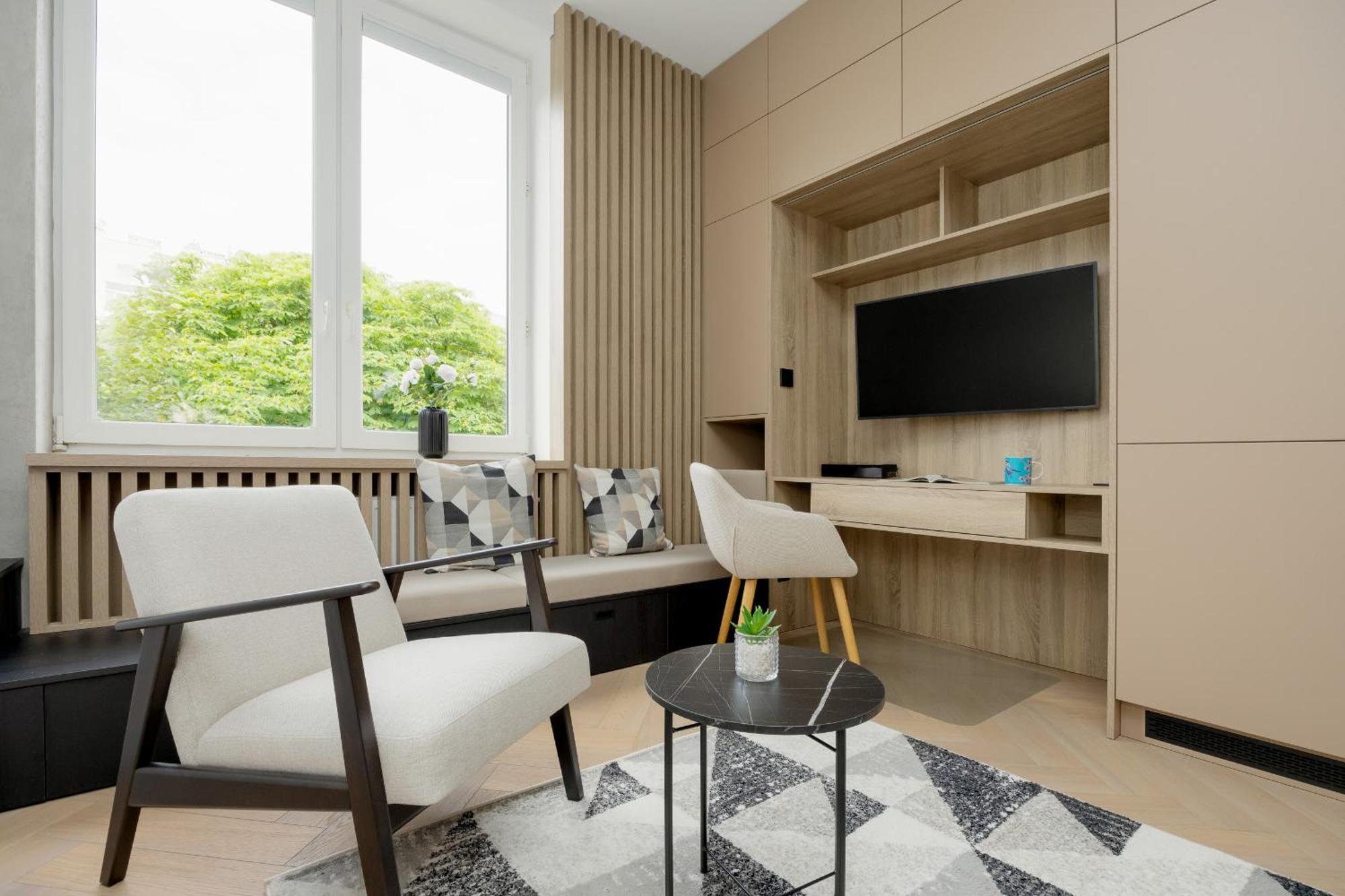 Przytulne Studio W Zielonej Okolicy Srodmiescia By Noclegi Renters Warsaw Luaran gambar